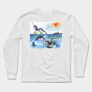 Sea Unicorns Long Sleeve T-Shirt